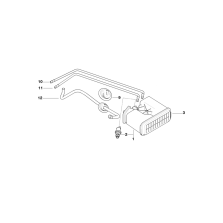 Genuine Activated Carbon Container Pipe Hose 16 13 1 183 351