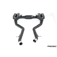 Eisenmann Black Series Performance Exhaust + Carbon Tip Set - Race - F87 M2 Competition