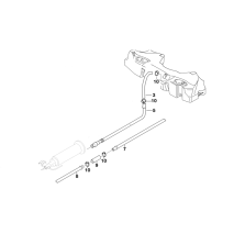 Genuine Activated Carbon Container Vent Pipe/Hose Front