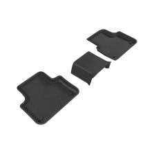 3D MAXpider 2017-2020 Audi Q7/Q8 Kagu 2nd Row Floormats - Black