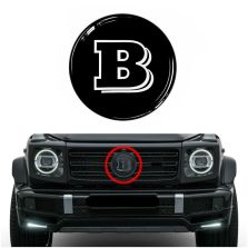 Mercedes G-Class W464 2018+ Front Grille Fiberglass Badge Emblem BRABUS Style