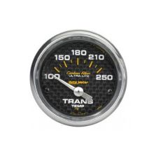 Transmission Temp: 100-250°F - Carbon Fiber Air-Core Gauge (2 1/16)