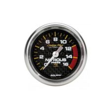 Nitrous Pressure: 0 - 1600PSI - Carbon Fiber Stepper Motor Gauge (2 1/16)