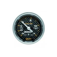 Boost/Vacuum: -30 to 15 PSI - Carbon Fiber Stepper Motor Gauge (2 1/16)