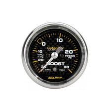 Boost/Vacuum: -30 to 30 PSI - Carbon Fiber Stepper Motor Gauge (2 1/16)