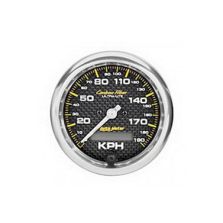 Speedometer: 0-190 KM/H - Carbon Fiber Electric Gauge (3 3/8)
