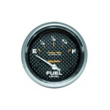 Fuel Level: 240-33 Ω - Carbon Fiber Air-Core SSE Gauge (2 5/8)