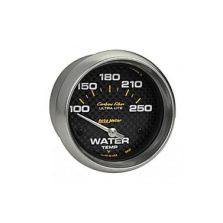 Water Temp: 100-250°F - Carbon Fiber Air-Core Gauge (2 5/8)