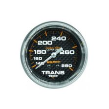 Transmission Temp: 140-280 °F - Carbon Fiber Mechanical Gauge (2 5/8)