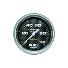 Fuel Pressure: 0-100 PSI - Carbon Fiber Stepper Motor Gauge (2 5/8)