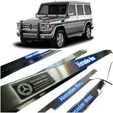 W463 W461 G55 G65 G63 G500 G Wagon G class Mercedes-Benz Entrance mouldings LED Illuminated Door Sills Interior Trims 