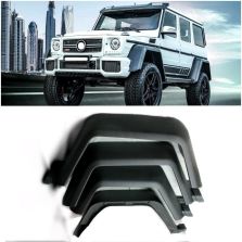 Mercedes W463 G500 G55 G63 G65 G Wagon Class Side Fender Fares Fiberglass Widebody Brabus 4x4 style 