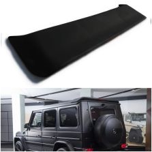 Mercedes W463 W463 W461 G55 G65 G63 G Wagon Class Fiberglass Rear Roof Lip Spoiler Wing with Stop Signal Brabus Style