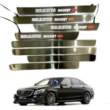 W222 Rocket 900 S63 S65 S500 S550 S600 Mercedes-Benz S Class Entrance mouldings LED Illuminated Door Sills Interior Trims