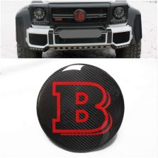 Mercedes W463 G500 G55 G63 G65 G Class Wagon Front Grille Carbon Badge Brabus Style