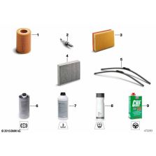 Genuine Interior Pollen Filter Microfilter Carbon Canister Set 64 11 5 A1B DB6