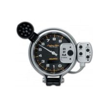 Tachometer: 0-9,000 RPM - Carbon Fiber Pro-Stock Pedestal w/ Super Lite & Peak Mem (5)