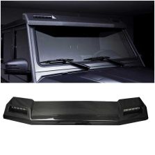 6×6/4×4 Squared Brabus Front Roof Carbon Lip Spoiler with LEDs