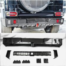 Mercedes G Wagon W463 G500 G55 G63 G65 Rear Bumper + Diffuser Set Carbon Fiber Brabus Widestar 