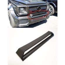 Fiberglass Front Upper Trim Add-on Lip Bracket for Mercedes Benz G-Class W461 W463 G55 G65 G63 Brabus Style