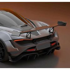 McLaren 720s Carbon Fiber GT Wing With Base Panel