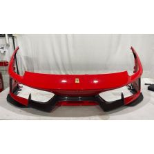 Ferrari 488 Pista Spider Front Bumper With Camera And Pdc And Carbon Mask