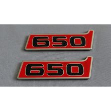 W463 W461 G55 G65 G63 G500 G Wagon W222 W212 W205 W219 G C E S CLS class Mercedes-Benz 650 Style Body Front Side Fender Emblem Logo Badge Sticker Decal 