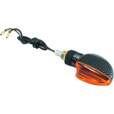 BikeMaster Ministalk Marker Light V-Shape Carbon/Amber