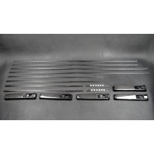Mercedes G500 G55 G63 G65 G Wagon G Class W463 Brabus Style Side Body Exterior Mouldings + Door Handles Set Carbon
