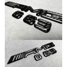 Tail AMG G63 carbon emblem for Mercedes Benz G Class