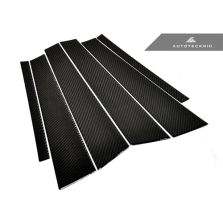 AutoTecknic Carbon Fiber B & C Pillar Covers - BMW F30 3-Series Sedan
