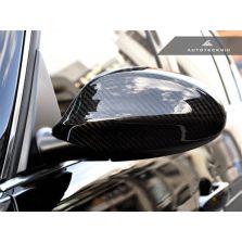 AutoTecknic Dry Carbon Fiber Mirror Covers - BMW E90/ E91 (06-08 Pre-Facelift) 3 Series Sedan/ Wagon
