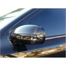 AutoTecknic Dry Carbon Fiber Mirror Covers - Mercedes Benz W211 E-Class 2003-2006