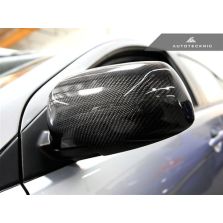 AutoTecknic Dry Carbon Fiber Mirror Covers - Mitsubishi Evolution VII/ VIII/ IX MR