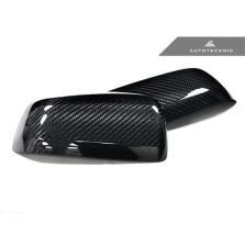 AutoTecknic Dry Carbon Fiber Mirror Covers - Mitsubishi Evolution X