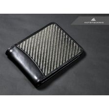 AutoTecknic Textured Matte Carbon Fiber Bi-Fold Wallet