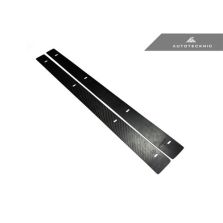 AutoTecknic Dry Carbon Downforce Wheel-Well Splitters - Universal