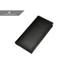 AutoTecknic Carbon Fiber Long Leather Wallet Pouch