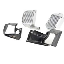AWE Tuning Audi 2.7T Performance Intercooler Kit - w/Carbon Fiber Shrouds