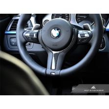 AutoTecknic Carbon Fiber M-Sport Steering Wheel Trim - F22 2-Series | F30 3-Series | F32 4-Series