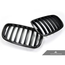 AutoTecknic Replacement Carbon Fiber Front Grilles - E70 X5 / X5M | E71 X6 / X6M