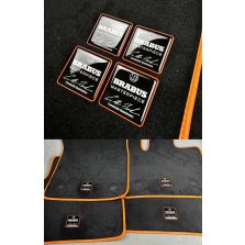 Brabus floor mats Masterpiece logos for Mercedes Benz vehicles