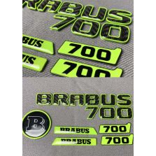Brabus 700 carbon badge kit for Mercedes G Wagon