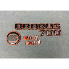 Brabus Badge 700 Set Carbon fiber for Mercedes GLS GLE and G-Class