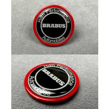 Brabus Grill Logo High Performance for Mercedes S63 AMG W223 – Red