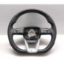 STEERING WHEEL AUDI Q5 Q7 A8 A4 B9 FLAT + CARBON Custom S LINE Q8 PADDLES