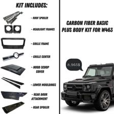 Carbon Fiber Basic Plus Body Kit for Mercedes-Benz G-Class W463