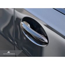 AutoTecknic Dry Carbon Door Handle Trim Set - F40 1-Series | F44 2-Series Gran Coupe