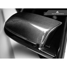 AutoTecknic Replacement Carbon Fiber Mirror Covers - BMW F85 X5M | F86 X6M