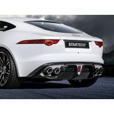 Jaguar F-Type 2013+ - STARTECH Carbon Fiber Rear Skirt